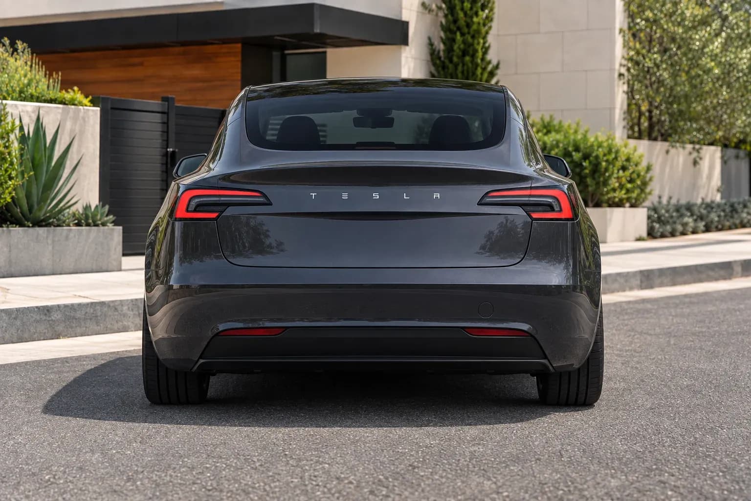 2024 Tesla Model 3 with EW-P-MP-023 wheel, rear 0 view