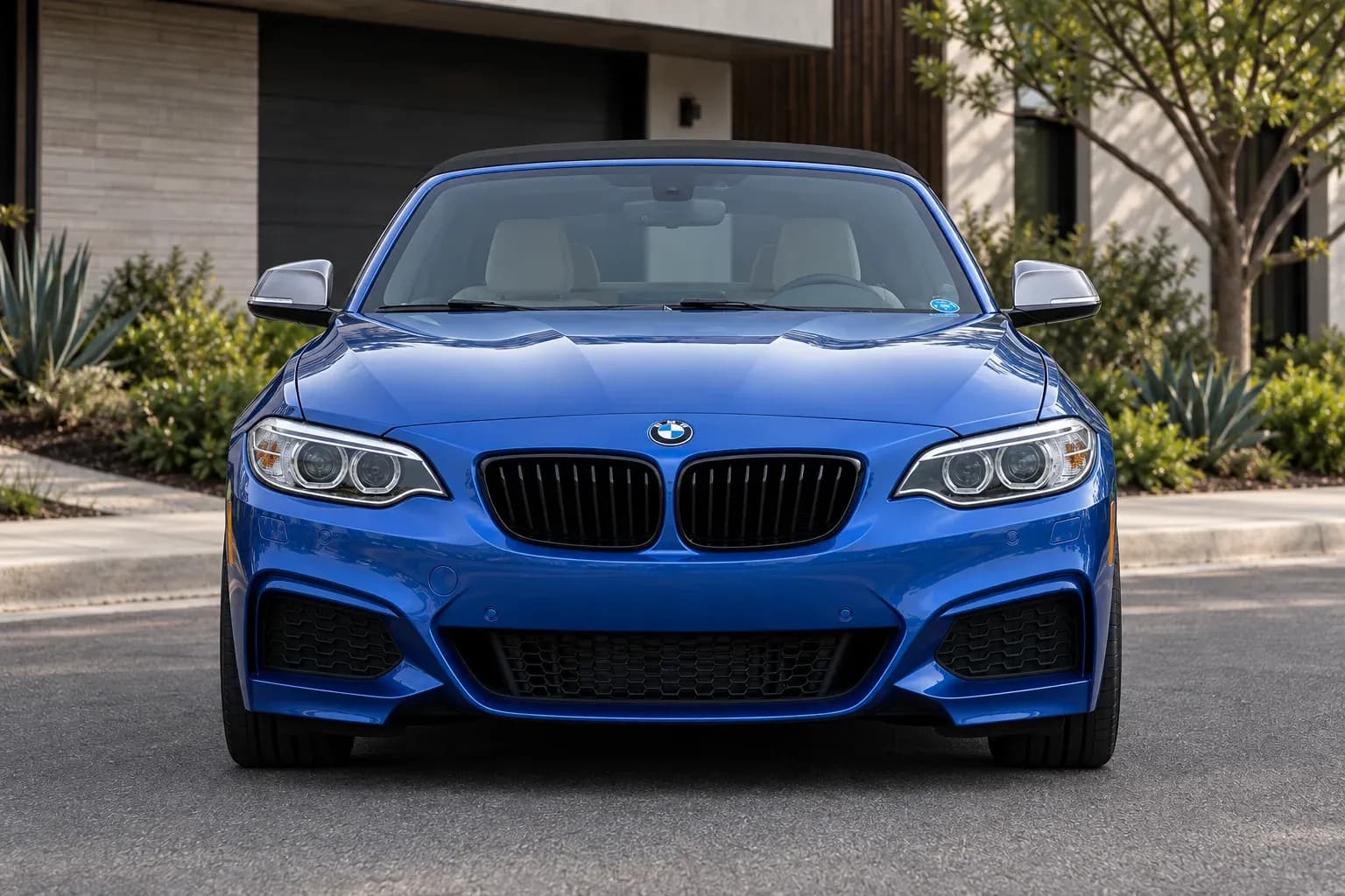 2015 BMW 2 Series with EW-P-MP-025 wheel, front 0 view