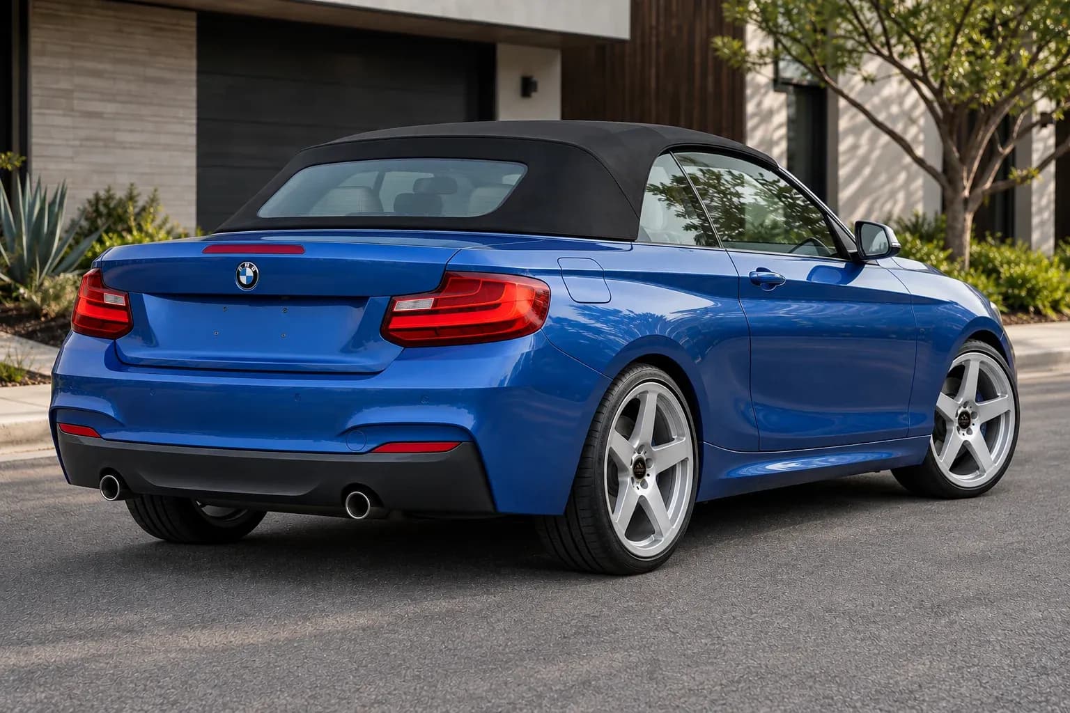 2015 BMW 2 Series with EW-P-MP-025 wheel, rear right 45 view