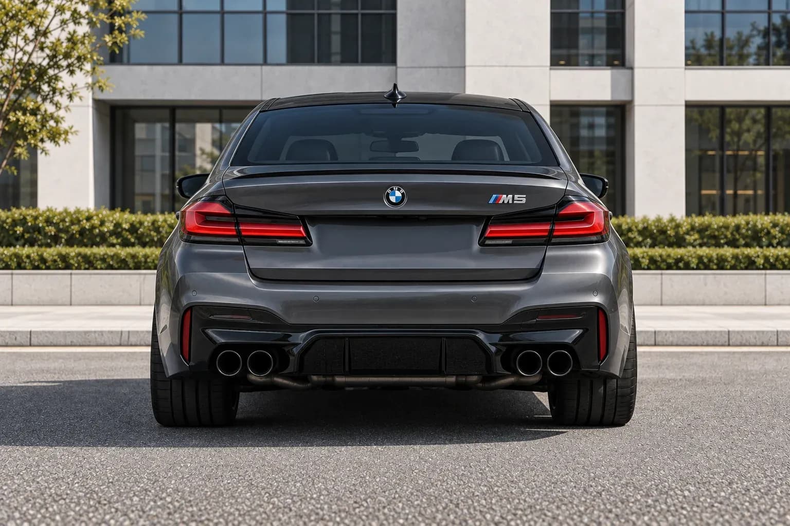 2021 BMW M5 with EW-P-MP-025 wheel, rear 0 view