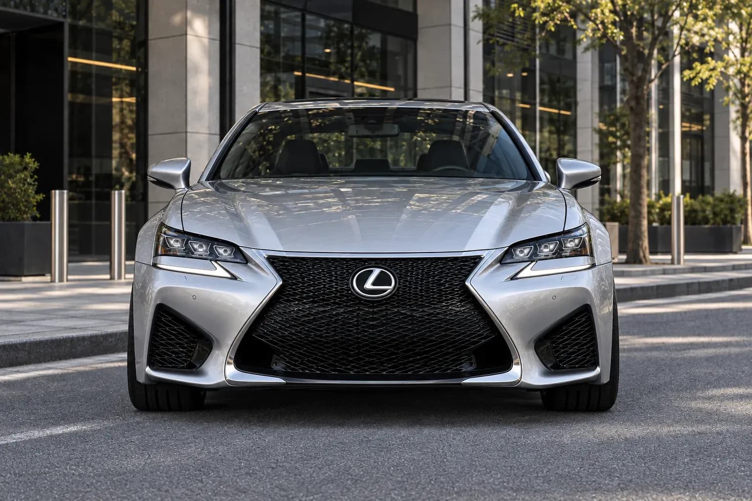 2020 Lexus GS F with EW-P-MP-026 wheel, front 0 view