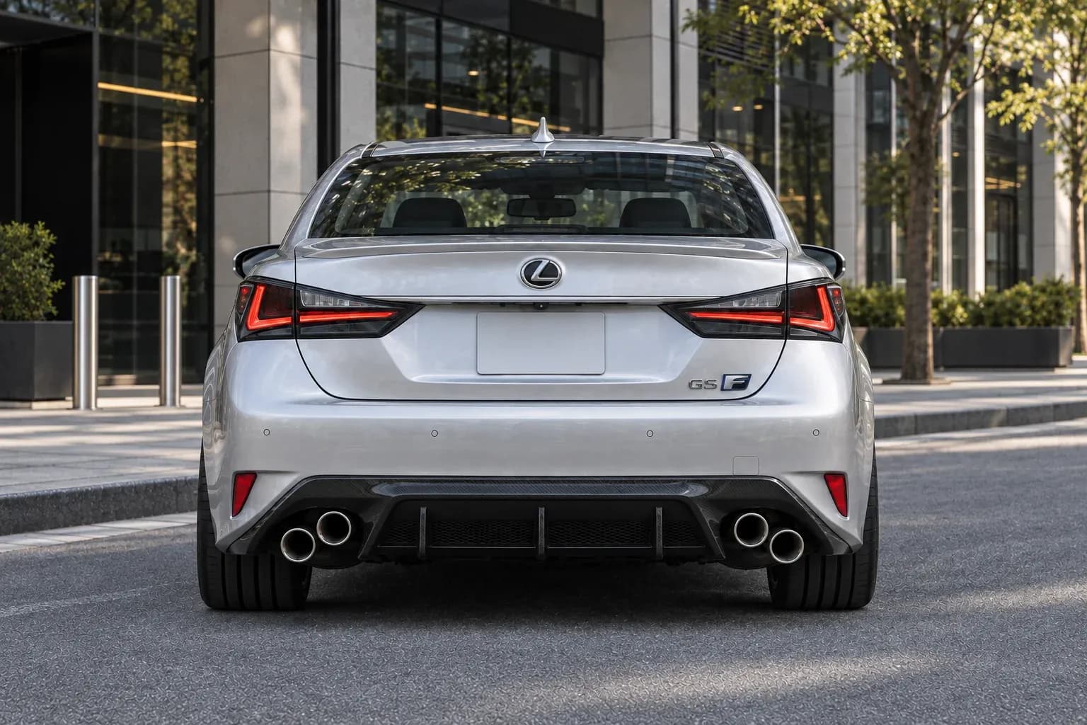 2020 Lexus GS F with EW-P-MP-026 wheel, rear 0 view