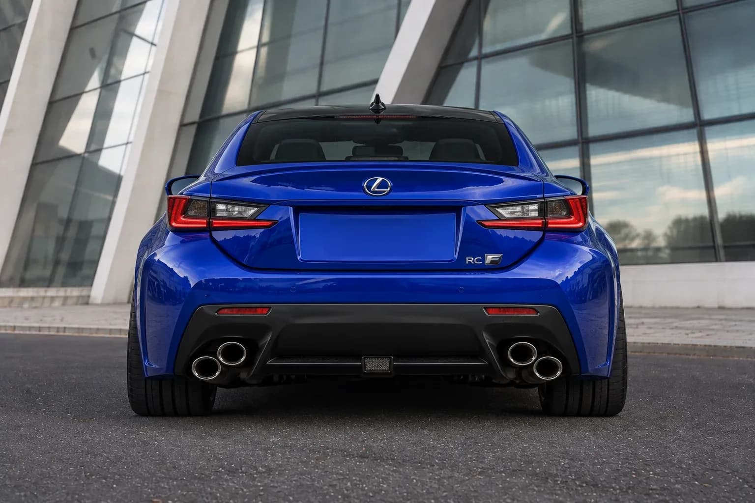 2016 Lexus RC F with EW-P-MP-026 wheel, rear 0 view