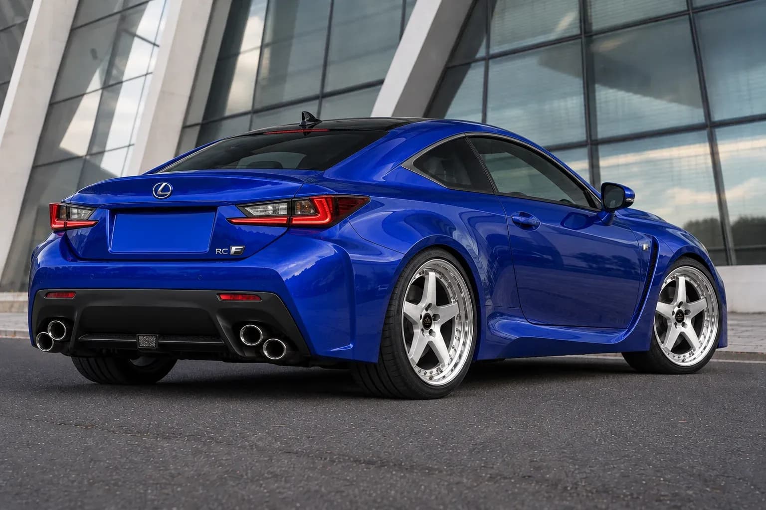 2016 Lexus RC F with EW-P-MP-026 wheel, rear right 45 view