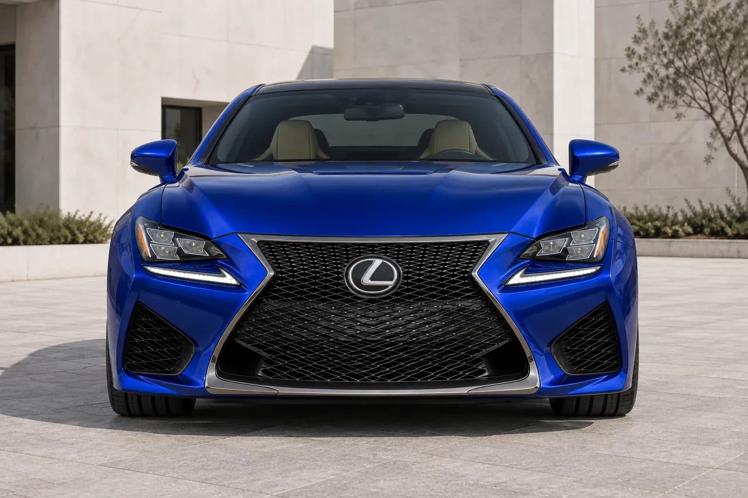 2016 Lexus RC F with EW-P-MP-029 wheel, front 0 view