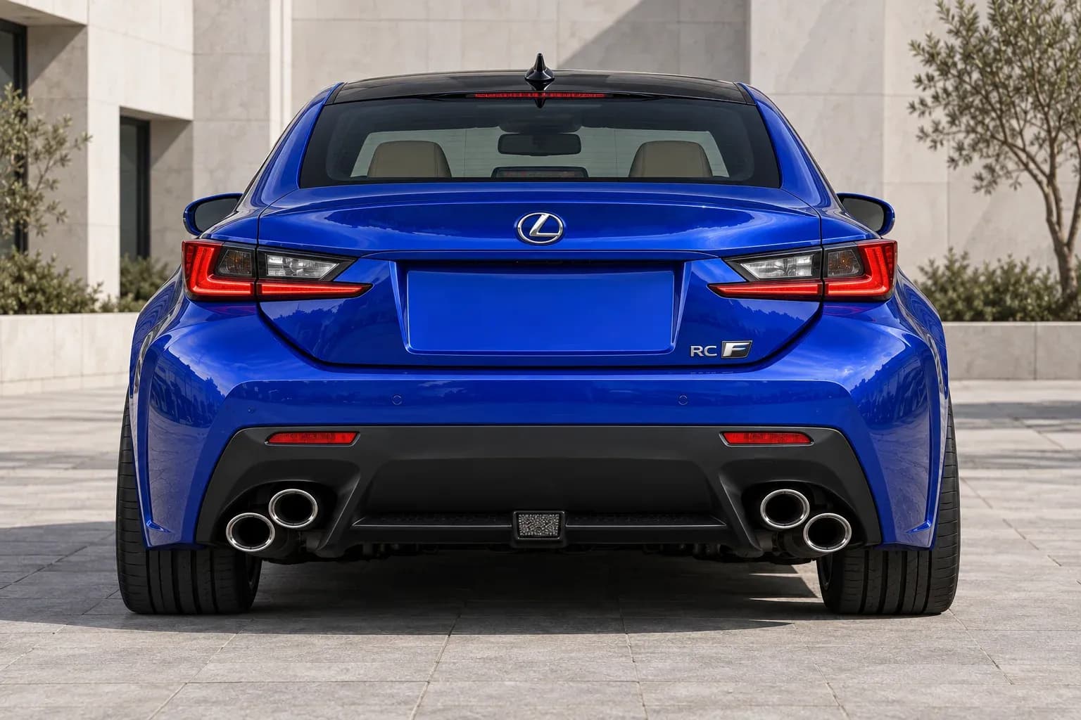 2016 Lexus RC F with EW-P-MP-029 wheel, rear 0 view