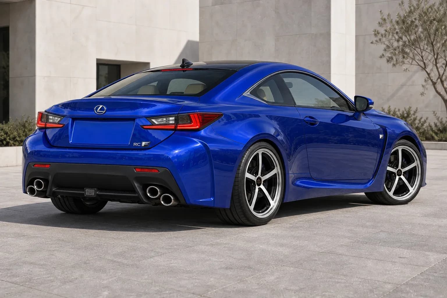 2016 Lexus RC F with EW-P-MP-029 wheel, rear right 45 view