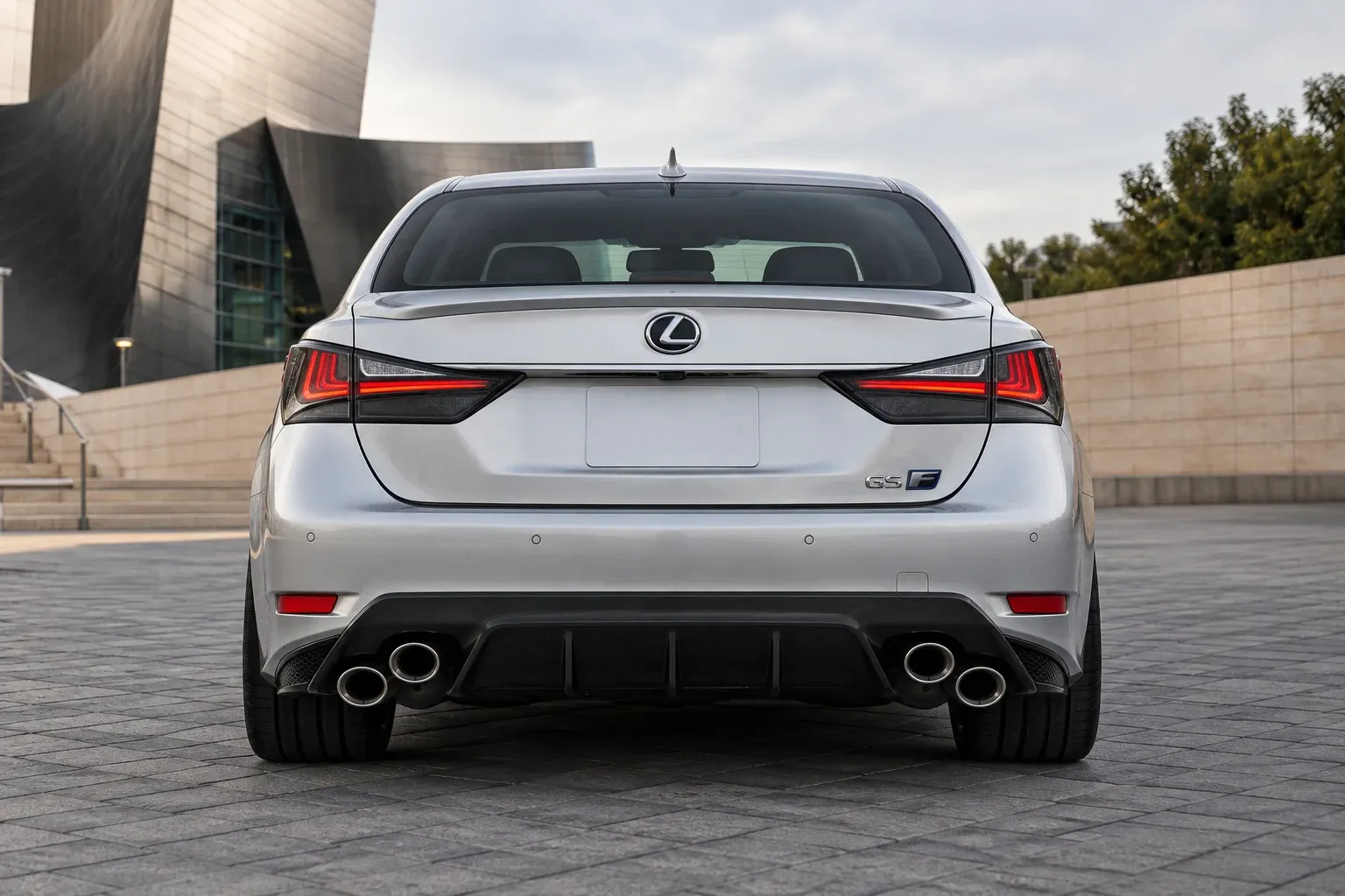 2020 Lexus GS F with EW-P-MP-030 wheel, rear 0 view