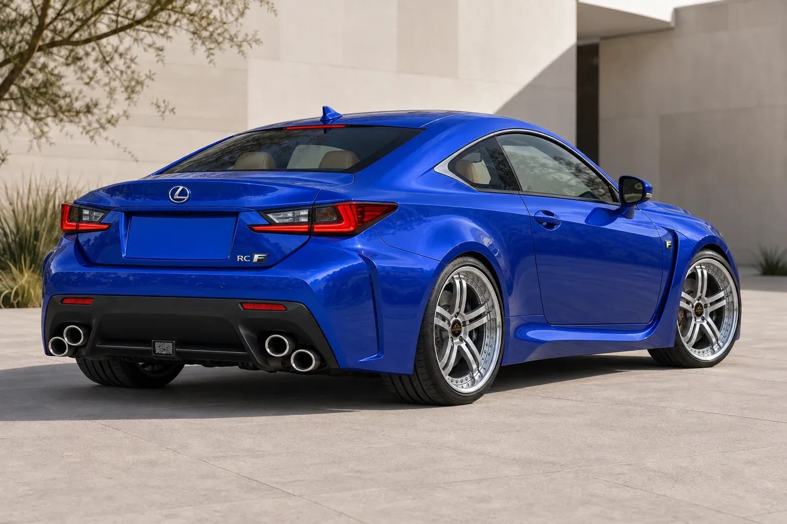 2016 Lexus RC F with EW-P-MP-030 wheel, rear right 45 view