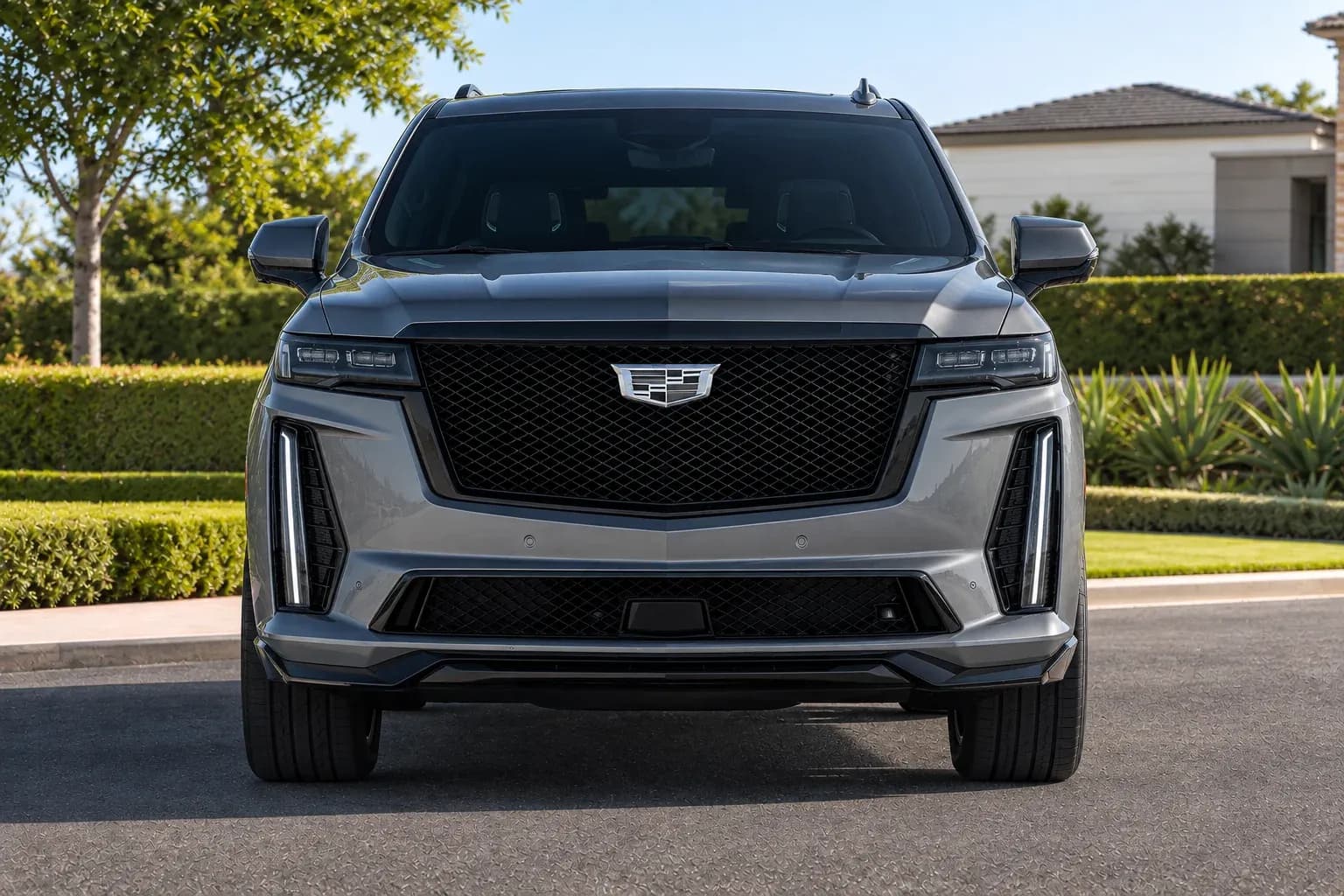 2023 Cadillac Escalade with EW-P-MP-035 wheel, front 0 view