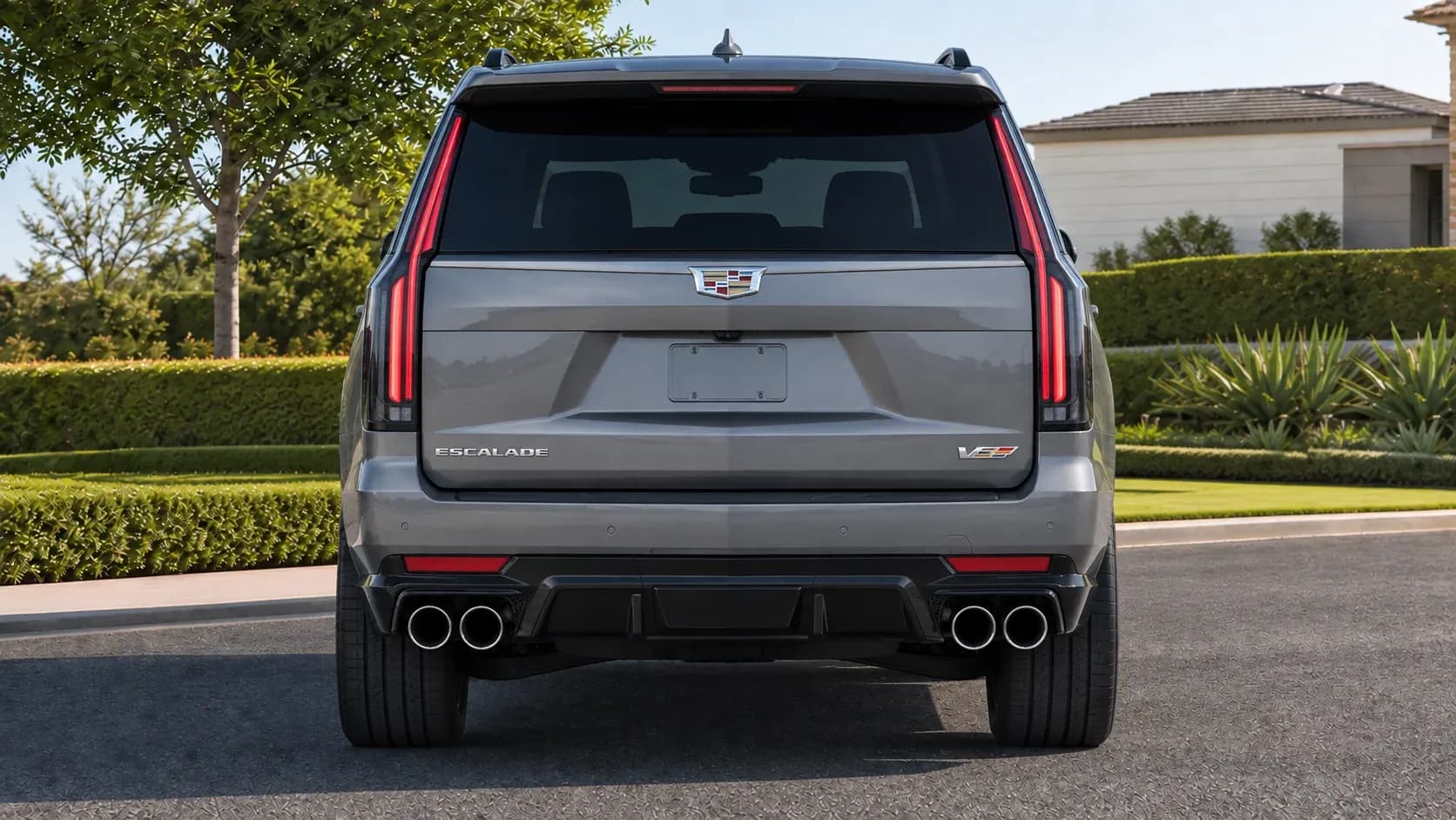 2023 Cadillac Escalade with EW-P-MP-035 wheel, rear 0 view