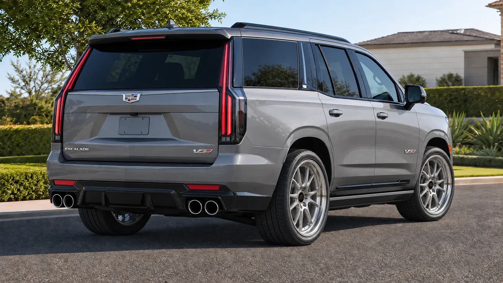 2023 Cadillac Escalade with EW-P-MP-035 wheel, rear right 45 view