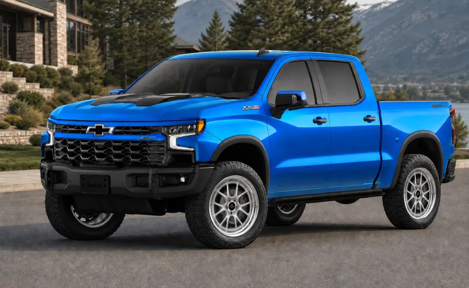 2024 Chevrolet Cheyenne with EW-P-MP-035 wheel, front right 45 view