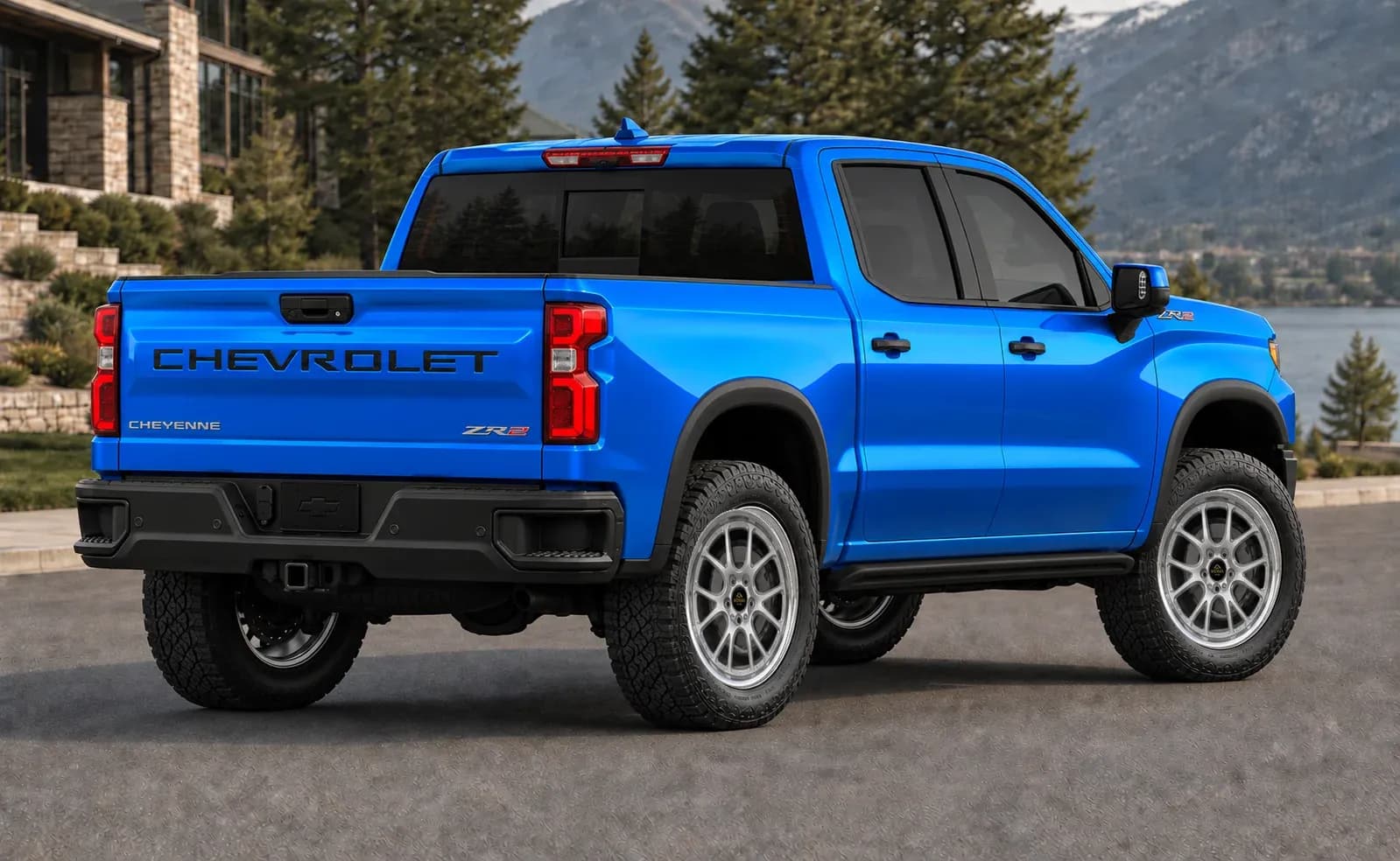 2024 Chevrolet Cheyenne with EW-P-MP-035 wheel, rear right 45 view