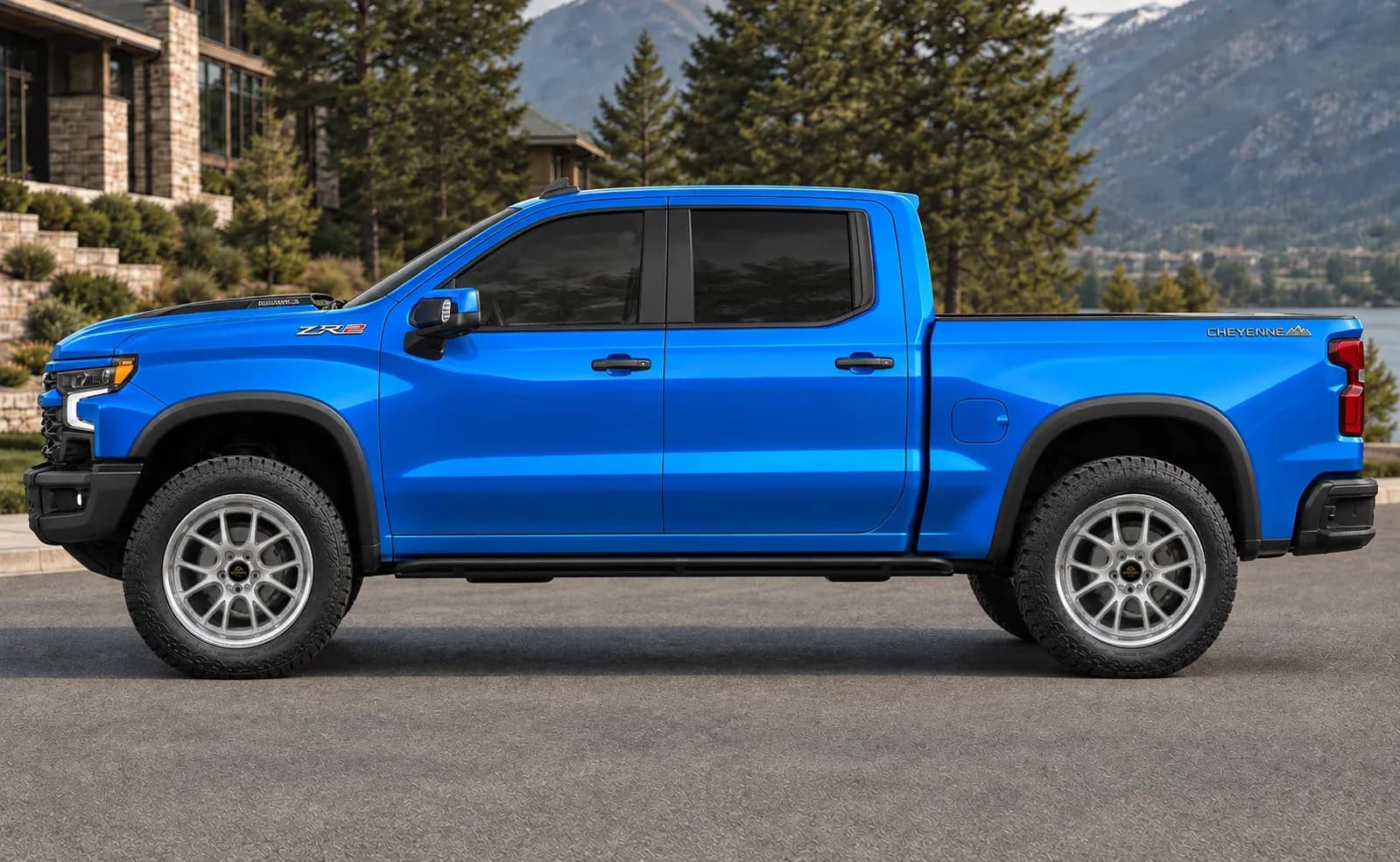 2024 Chevrolet Cheyenne with EW-P-MP-035 wheel, side profile view