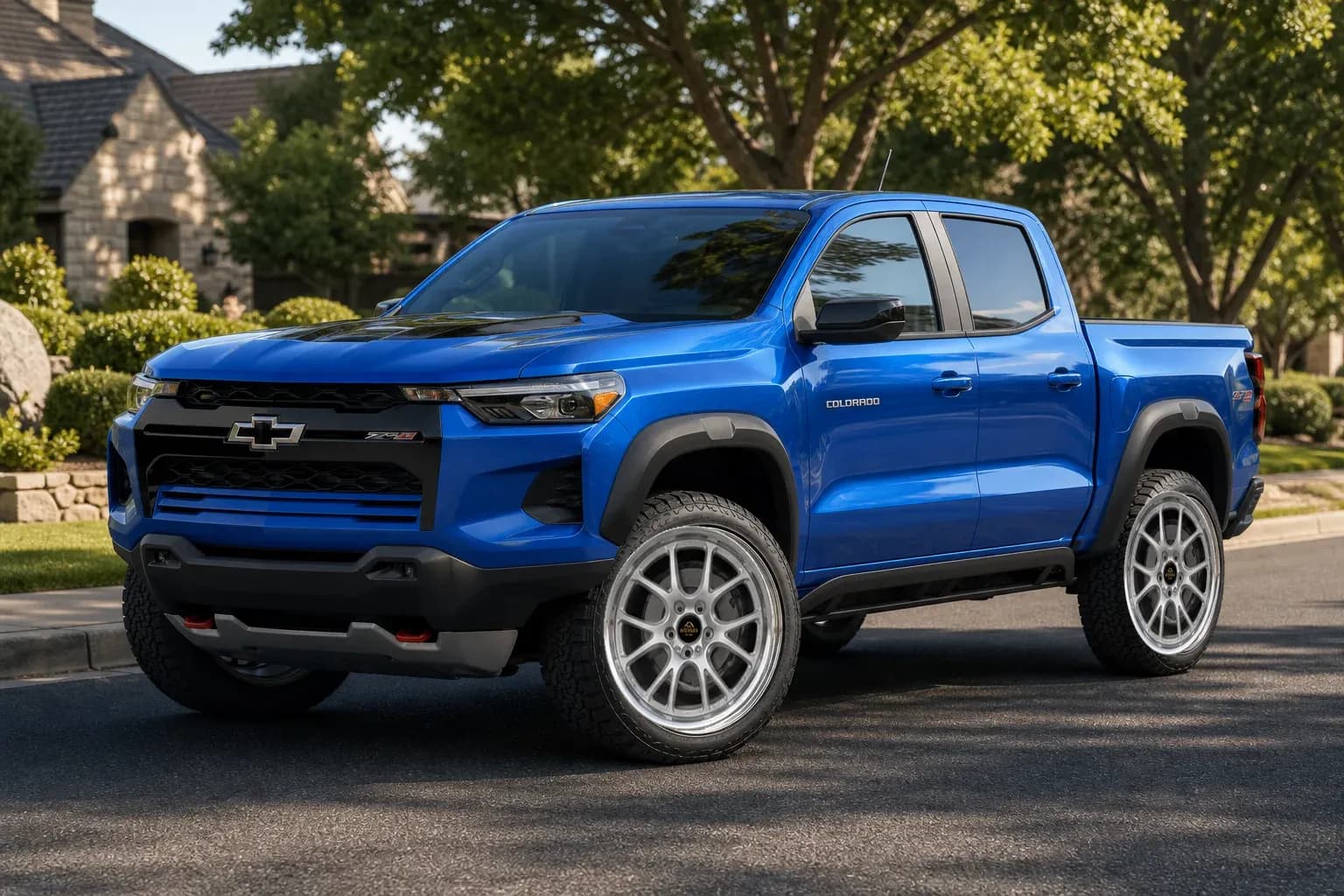 2025 Chevrolet Colorado with EW-P-MP-035 wheel, front right 45 view