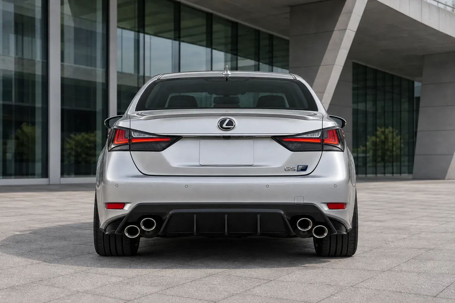 2020 Lexus GS F with EW-P-MP-038 wheel, rear 0 view