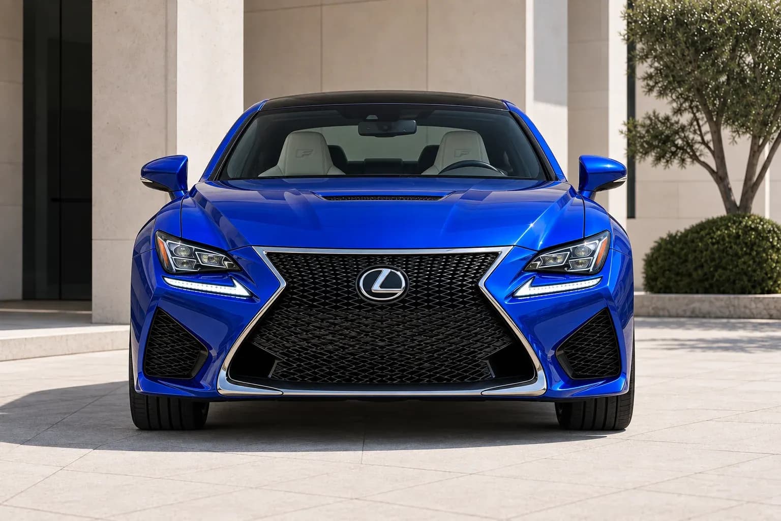 2016 Lexus RC F with EW-P-MP-038 wheel, front 0 view