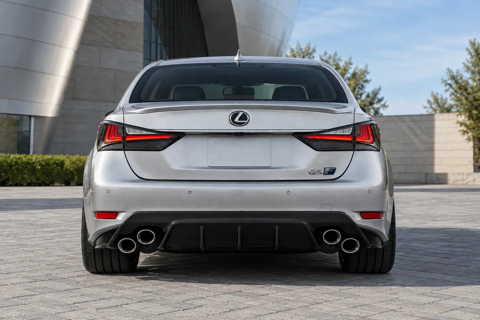 2020 Lexus GS F with EW-P-MP-043 wheel, rear 0 view