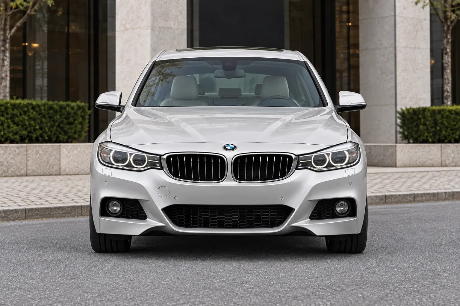 2013 BMW 3 Series Gran Turismo with EW-S-CS-001 wheel, front 0 view