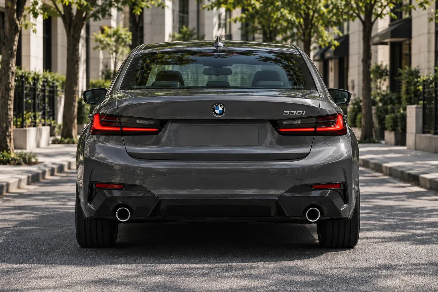 2023 BMW 3 Series with EW-S-CS-001 wheel, rear 0 view