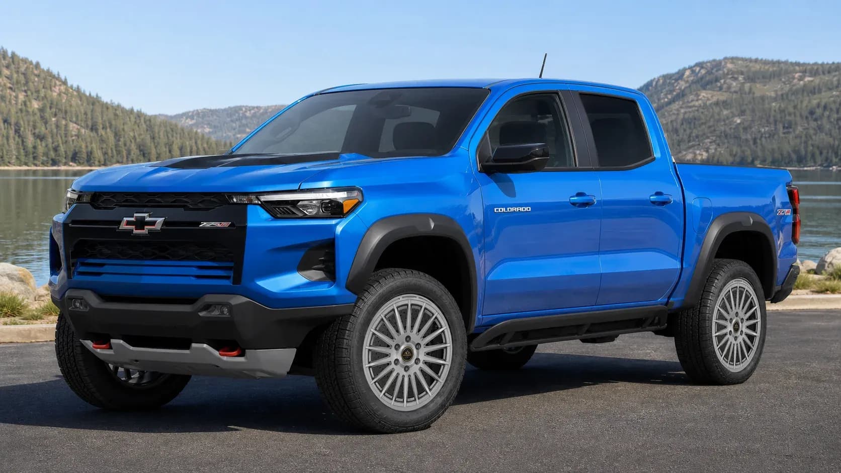 2025 Chevrolet Colorado with EW-S-CS-002 wheel, front right 45 view