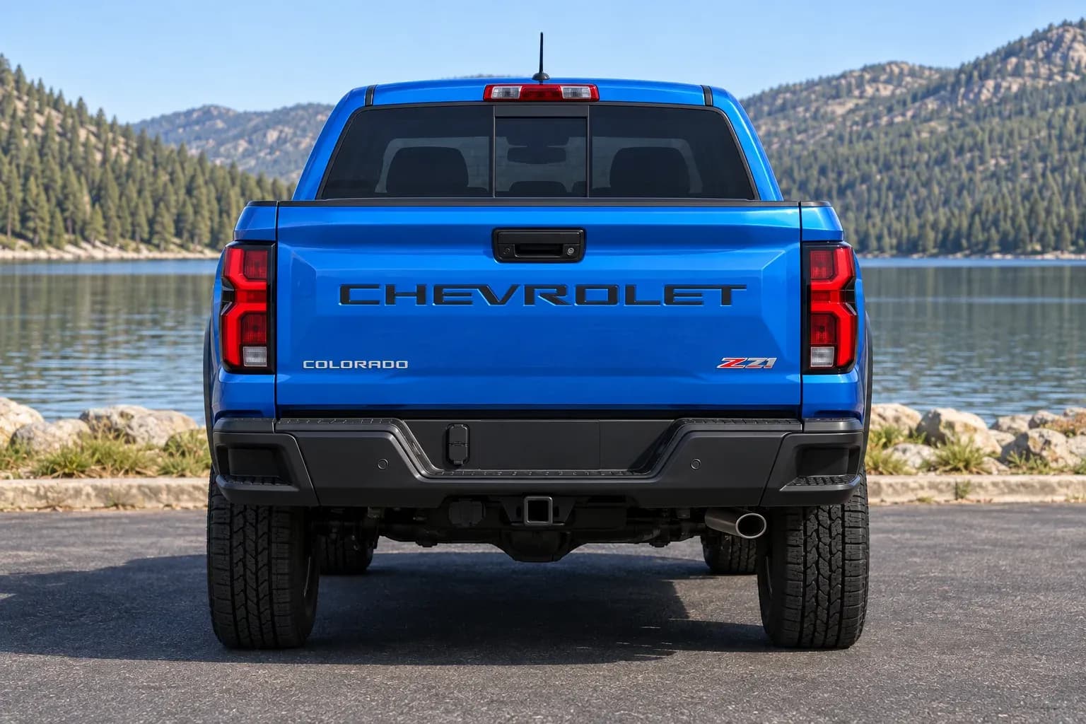 2025 Chevrolet Colorado with EW-S-CS-002 wheel, rear 0 view