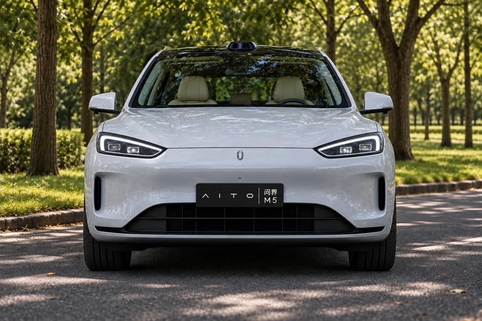 2025 Aito M5 Ultra with EW-S-CS-003 wheel, front 0 view