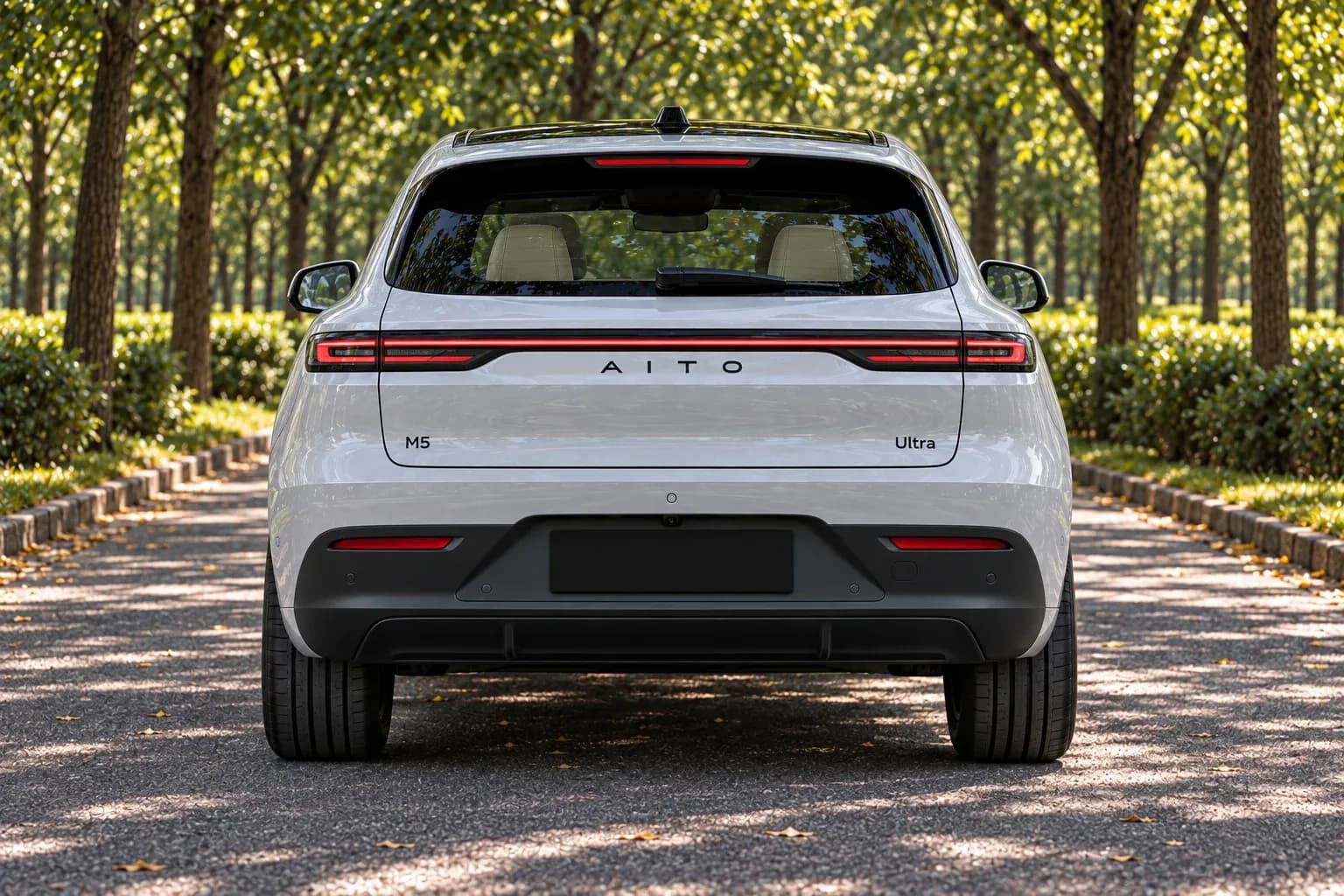 2025 Aito M5 Ultra with EW-S-CS-003 wheel, rear 0 view