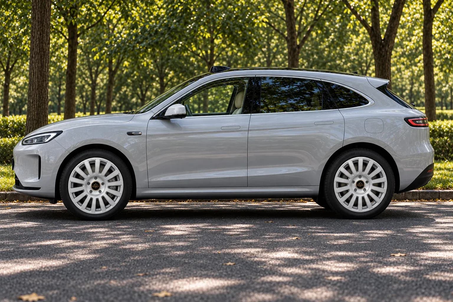 2025 Aito M5 Ultra with EW-S-CS-003 wheel, side profile view