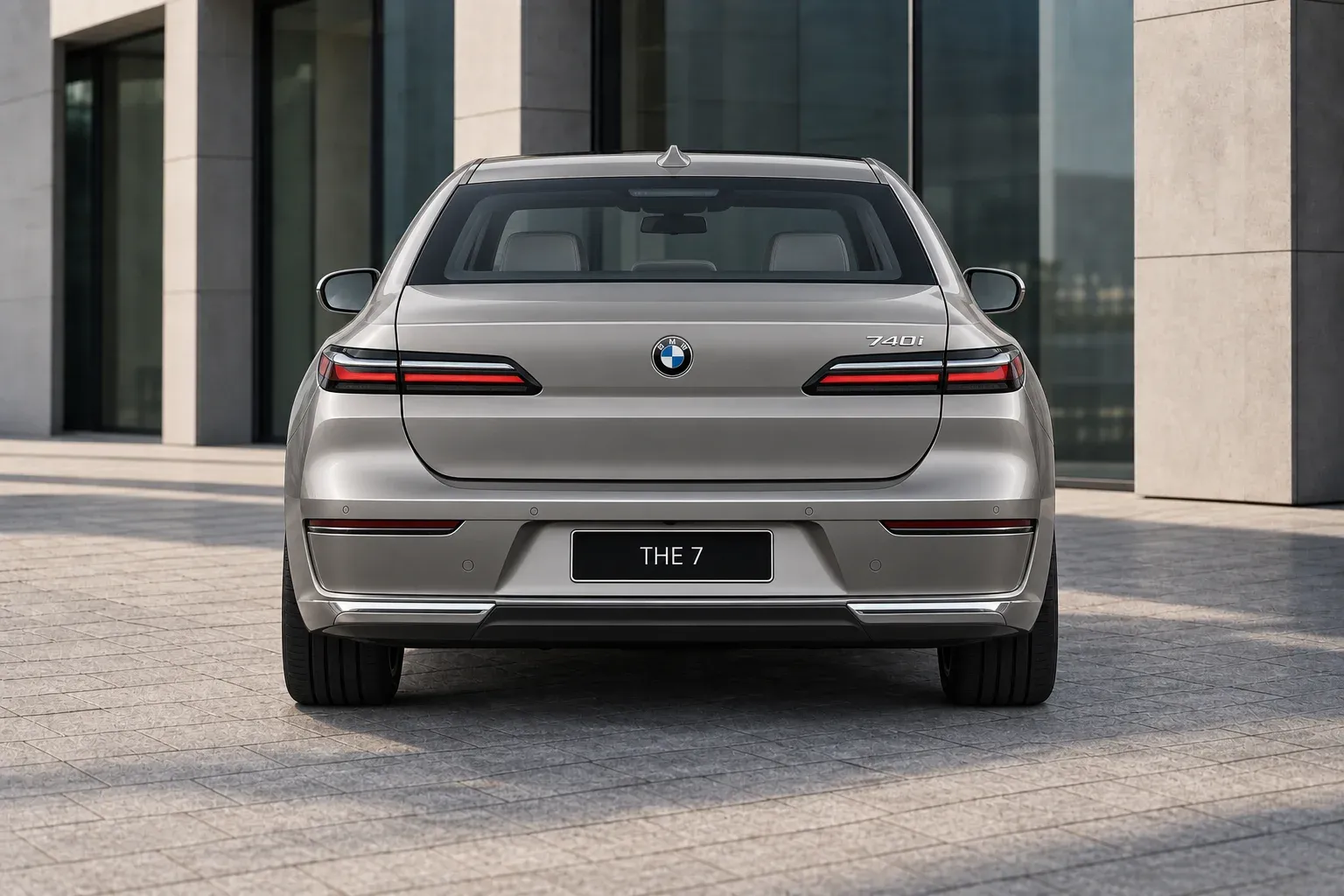 2023 BMW 7 Series with EW-S-FF-001 wheel, rear 0 view