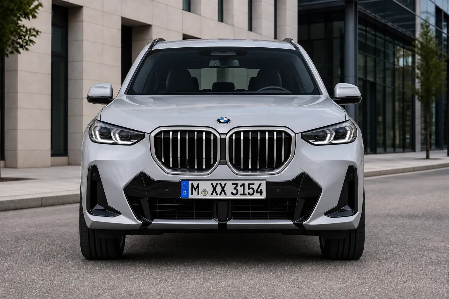 2022 BMW X3 with EW-S-FF-001 wheel, front 0 view