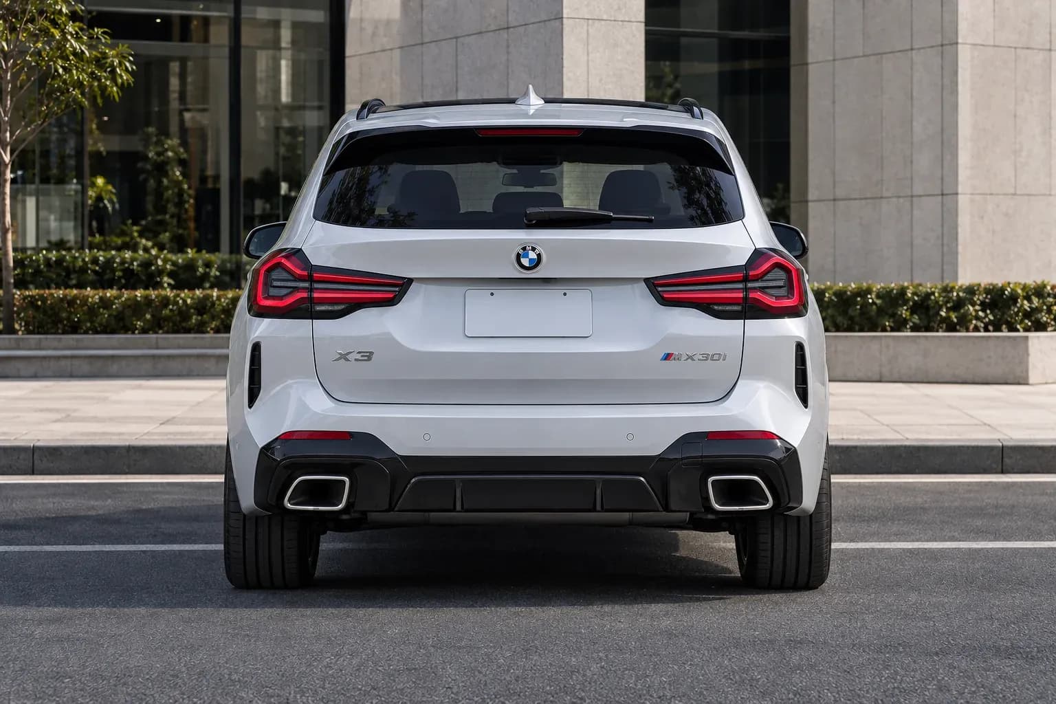 2022 BMW X3 with EW-S-FF-001 wheel, rear 0 view
