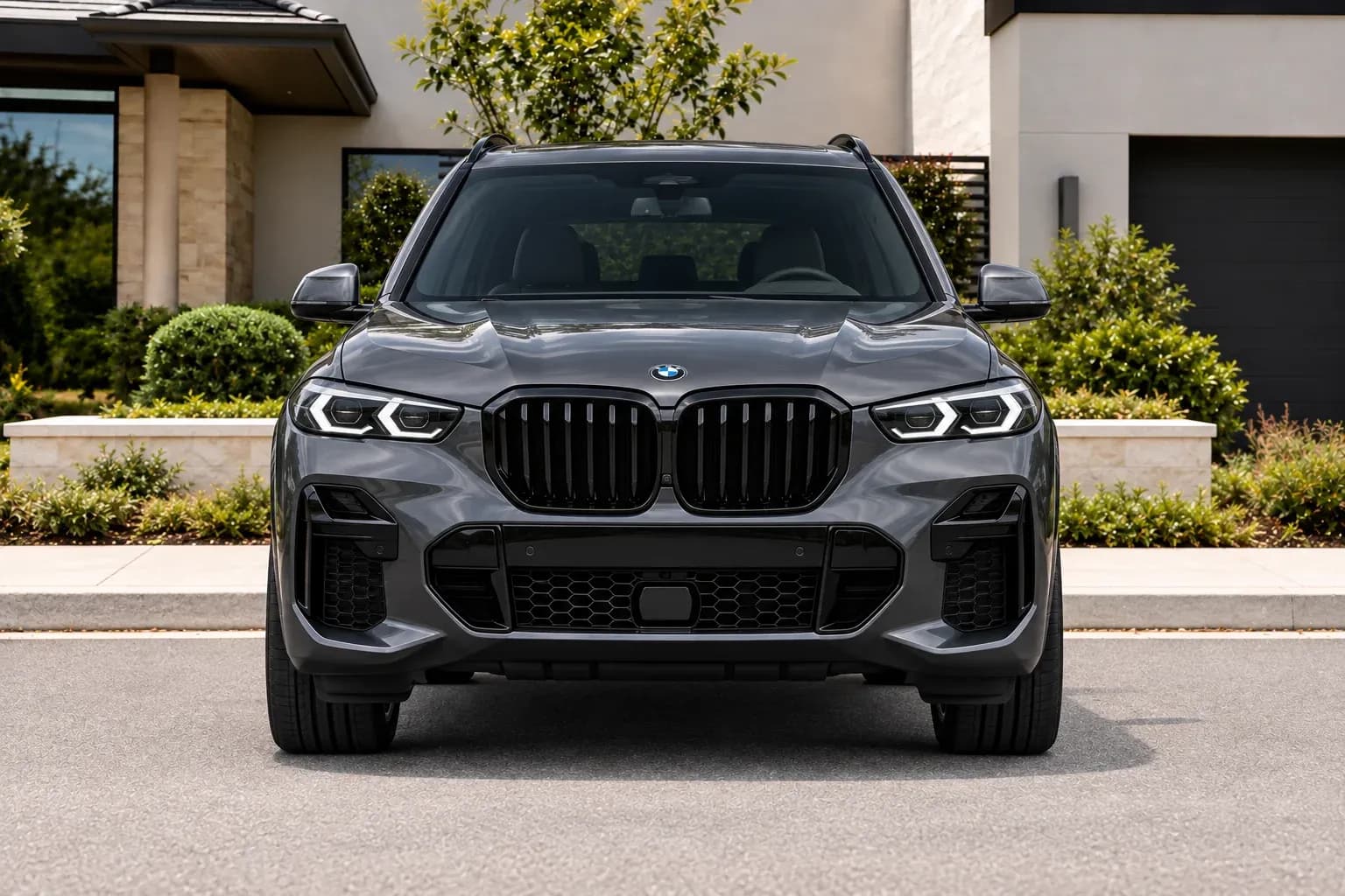 2024 BMW X5 with EW-S-FF-001 wheel, front 0 view