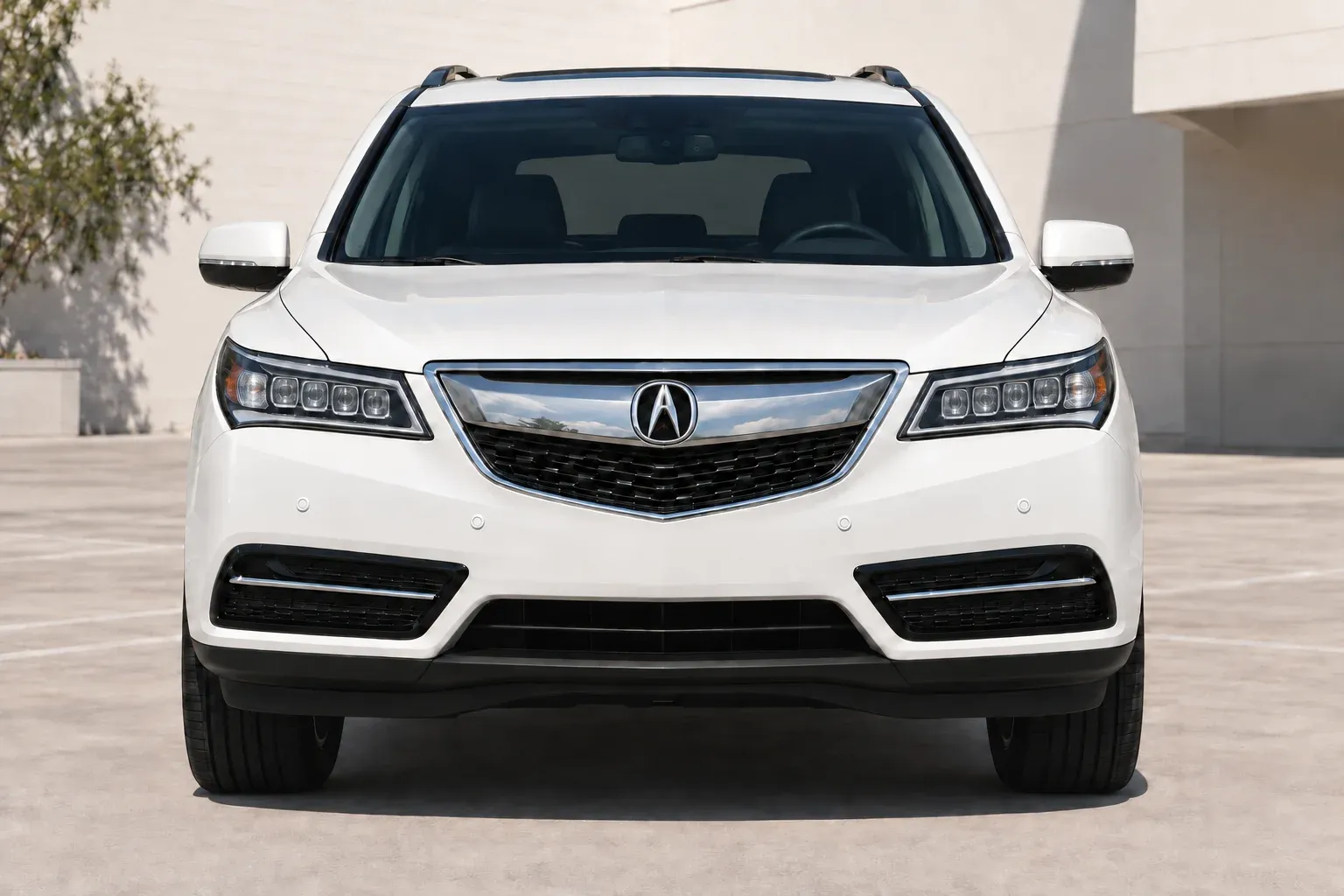 2014 Acura MDX with EW-S-MF-001 wheel, front 0 view