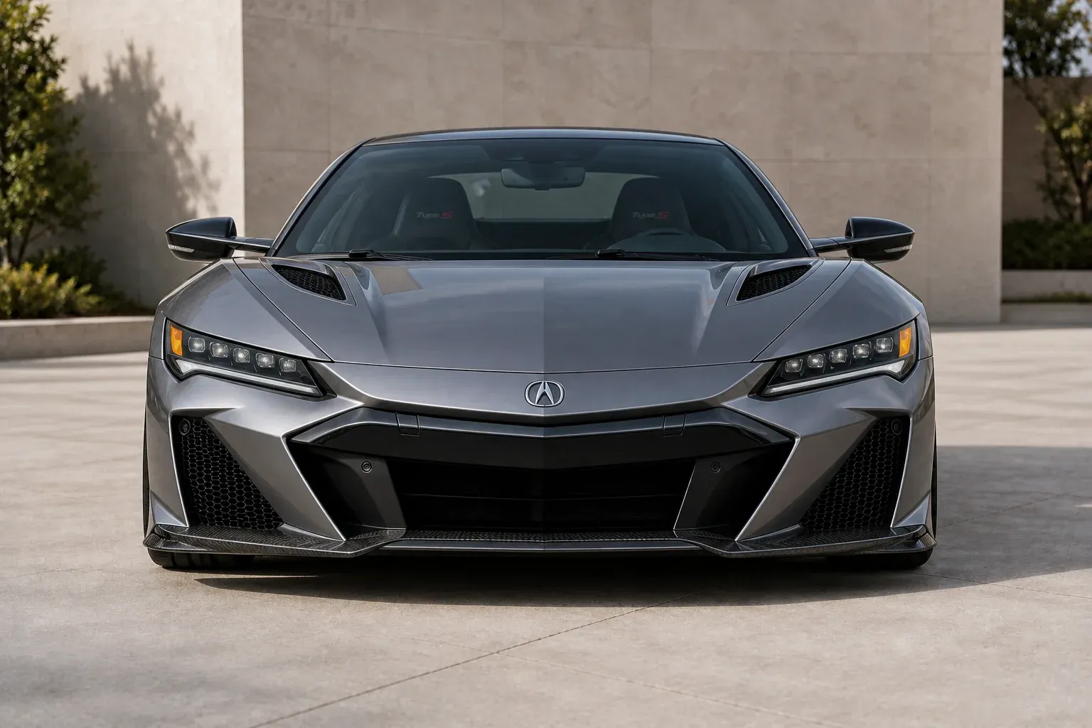 2022 Acura NSX with EW-S-MF-001 wheel, front 0 view