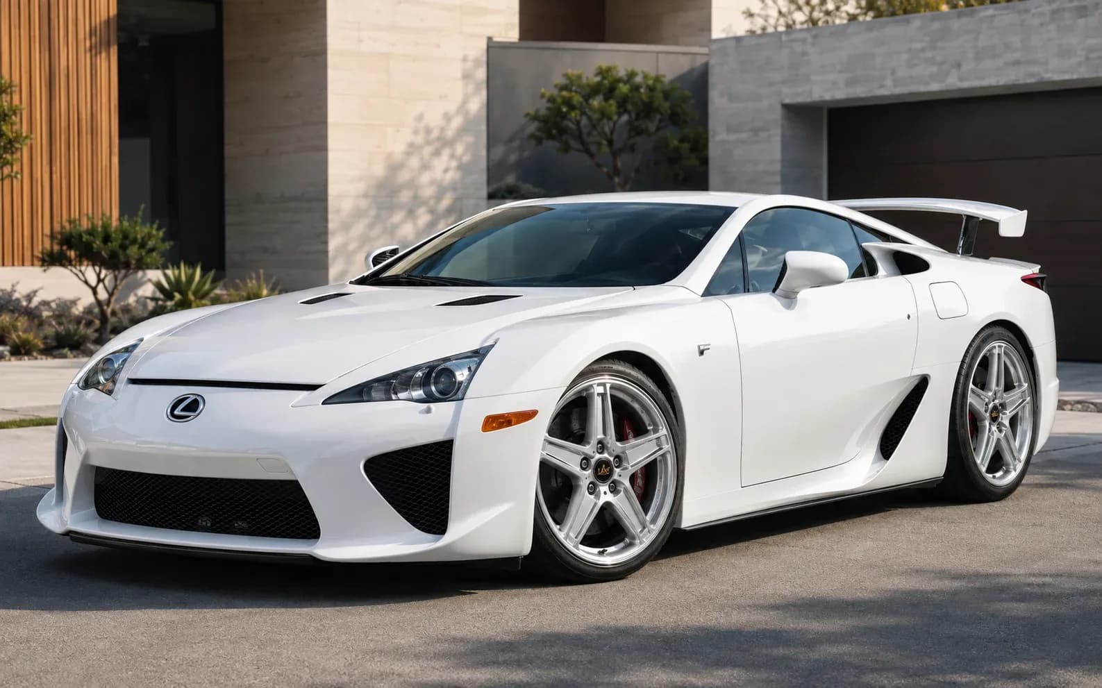 2012 Lexus LFA with EW-S-MF-001 wheel, front right 45 view