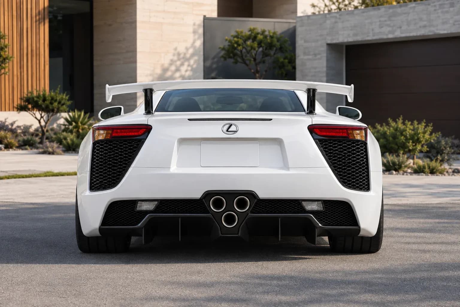 2012 Lexus LFA with EW-S-MF-001 wheel, rear 0 view