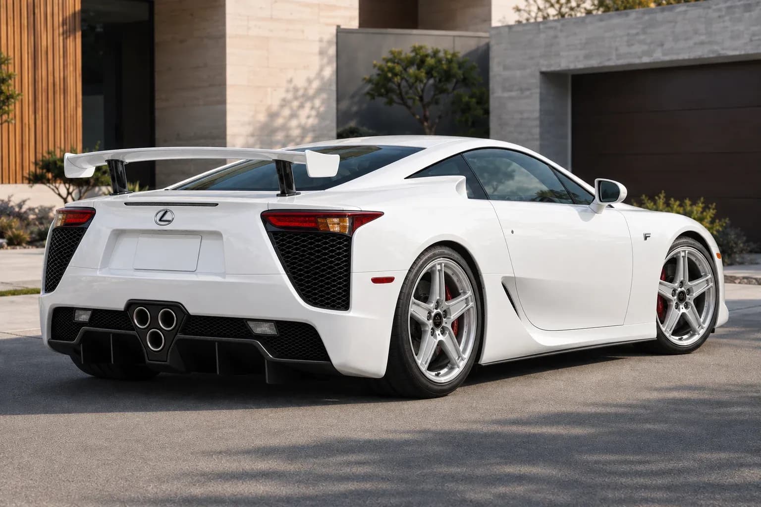 2012 Lexus LFA with EW-S-MF-001 wheel, rear right 45 view