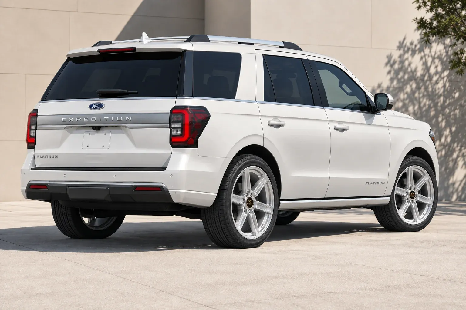 2022 Ford Expedition with EW-S-MF-002 wheel, rear right 45 view
