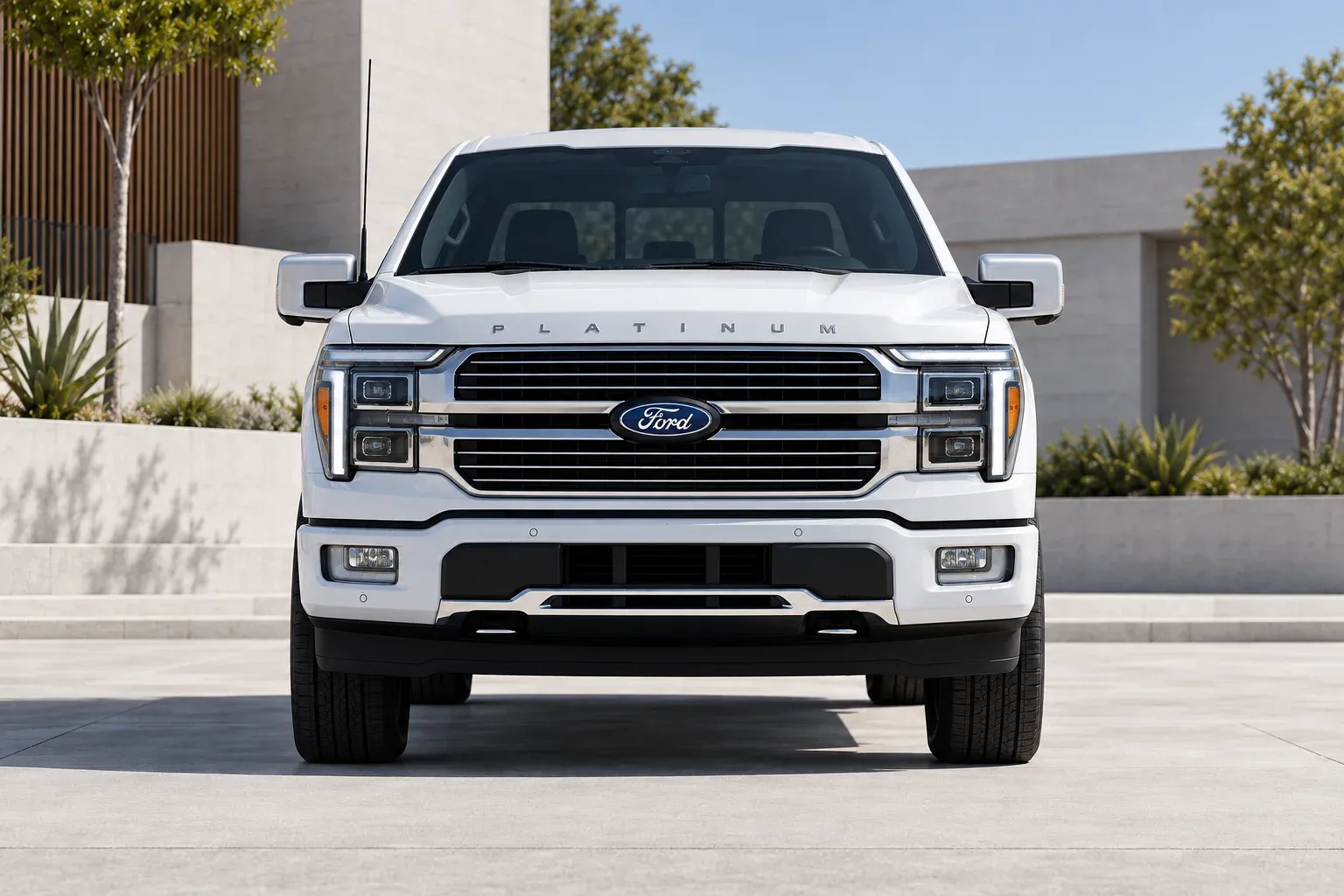 2021 Ford F-150 with EW-S-MF-002 wheel, front 0 view