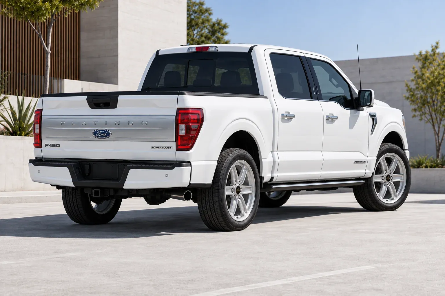2021 Ford F-150 with EW-S-MF-002 wheel, rear right 45 view