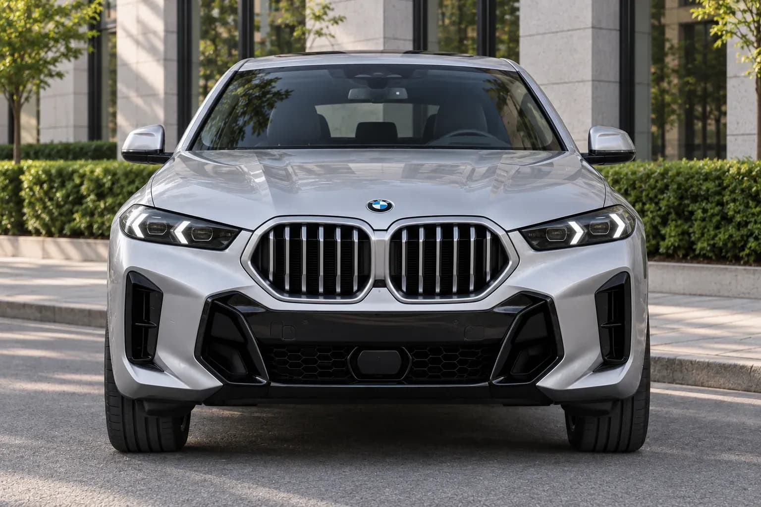 2024 BMW X6 with EW-S-MF-003 wheel, front 0 view