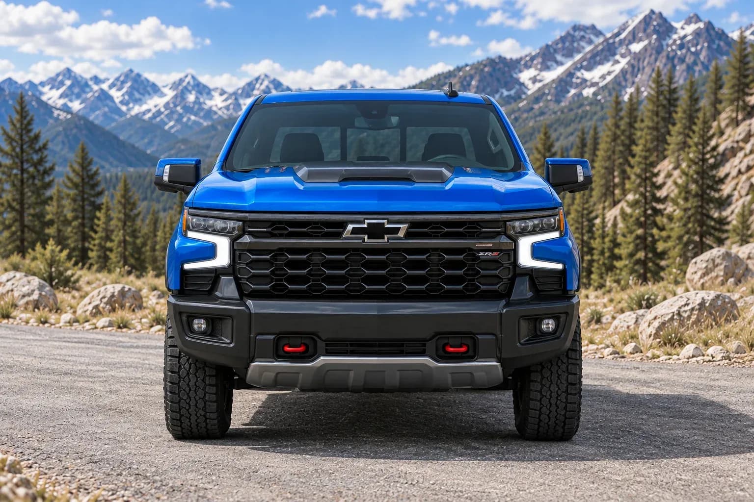 2022 Chevrolet Cheyenne with EW-S-MF-004 wheel, front 0 view