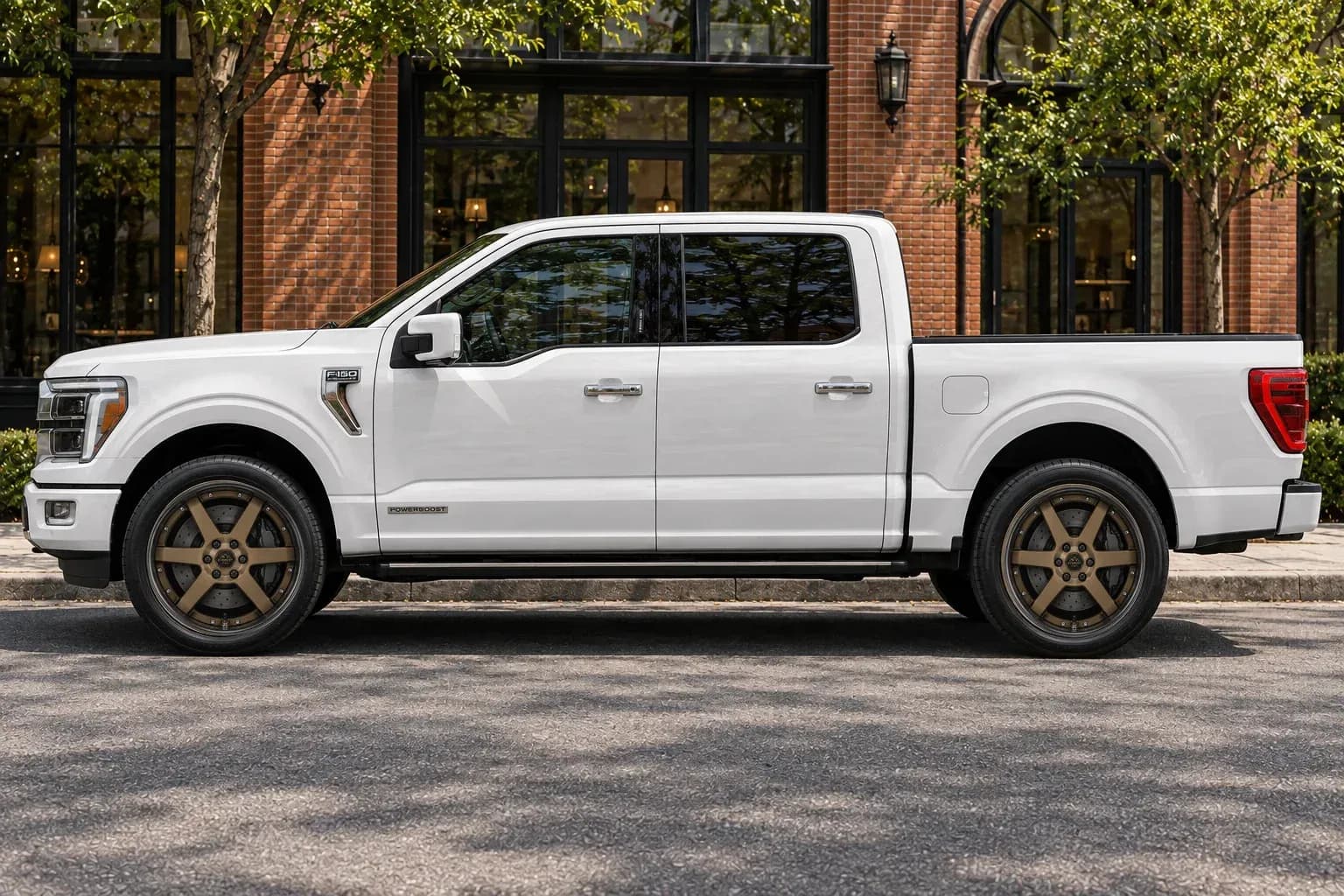 2021 Ford F-150 with EW-S-MP-001 wheel, side profile view