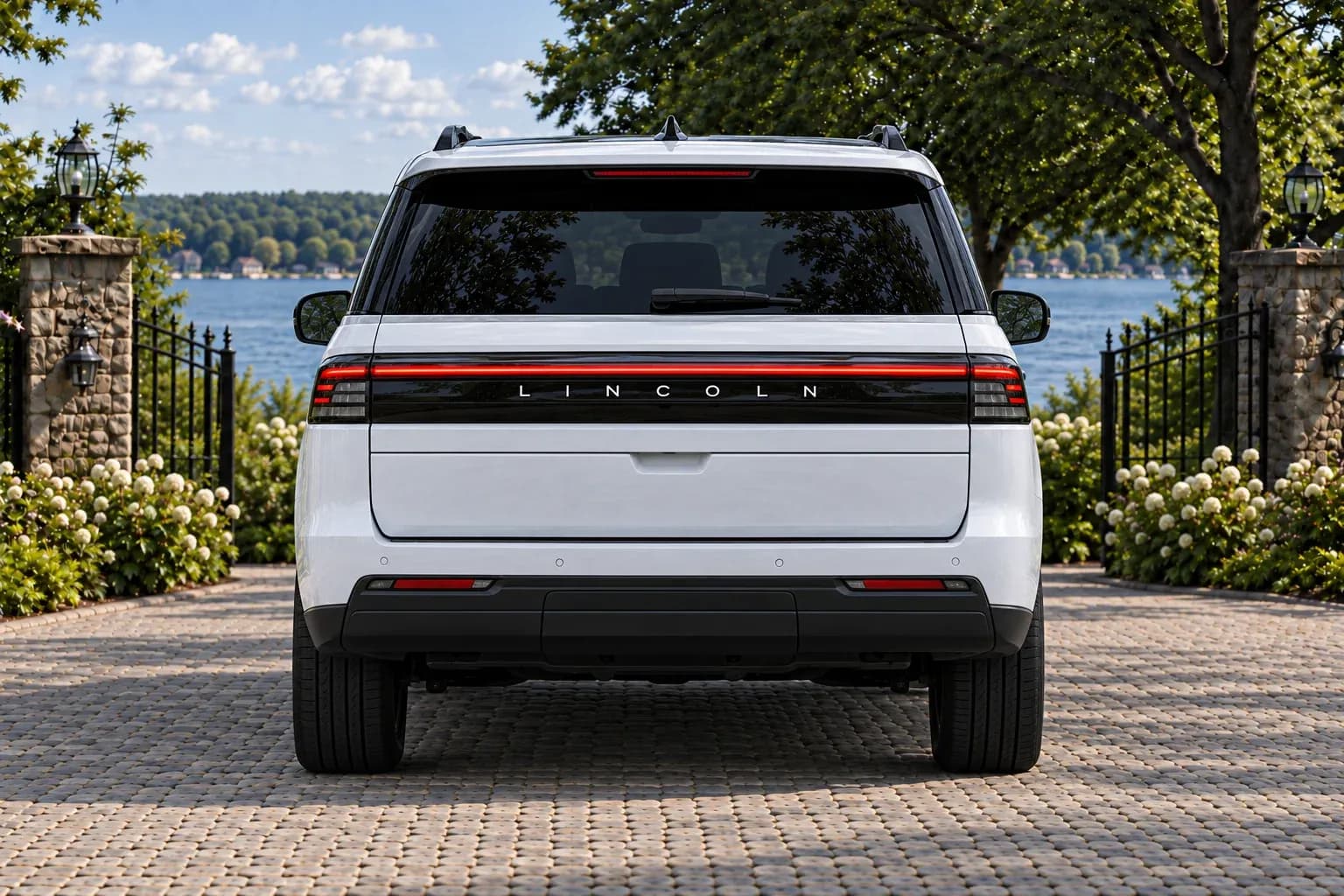 2025 Lincoln Navigator with EW-S-MP-001 wheel, rear 0 view