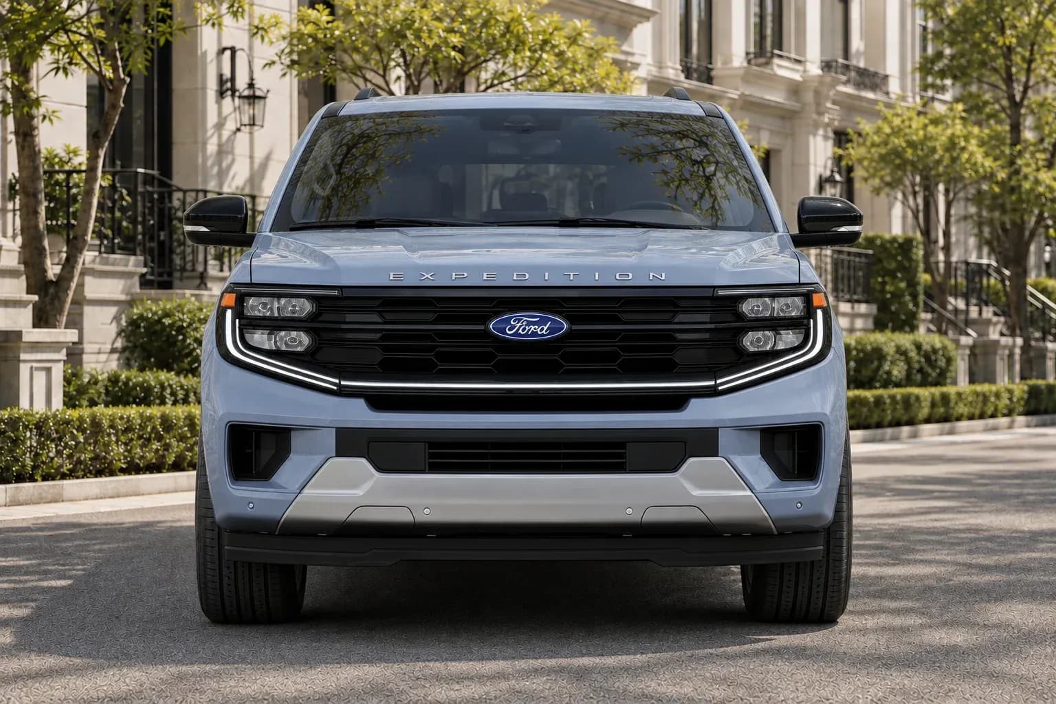 2022 Ford Expedition with EW-S-MP-002 wheel, front 0 view