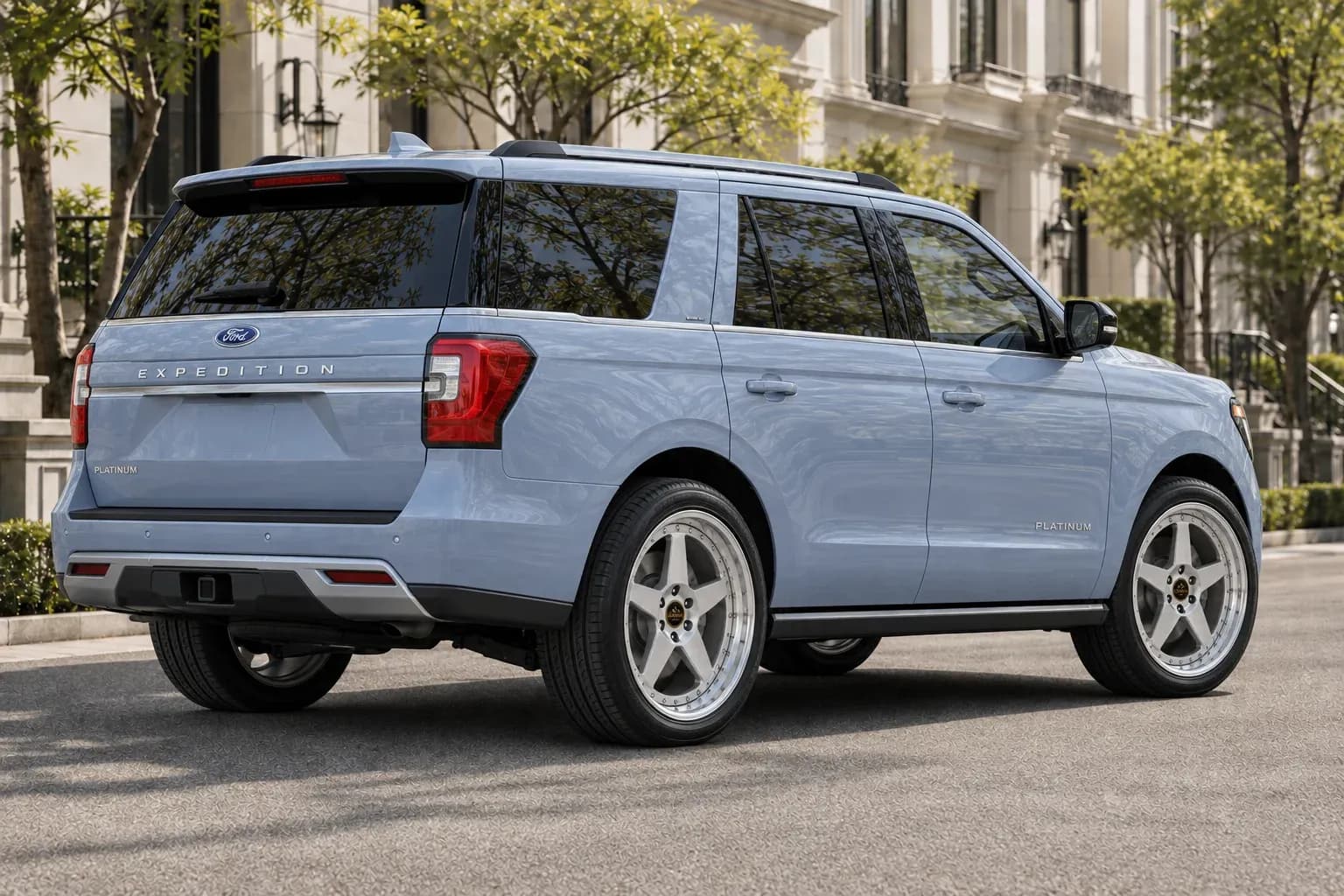 2022 Ford Expedition with EW-S-MP-002 wheel, rear right 45 view