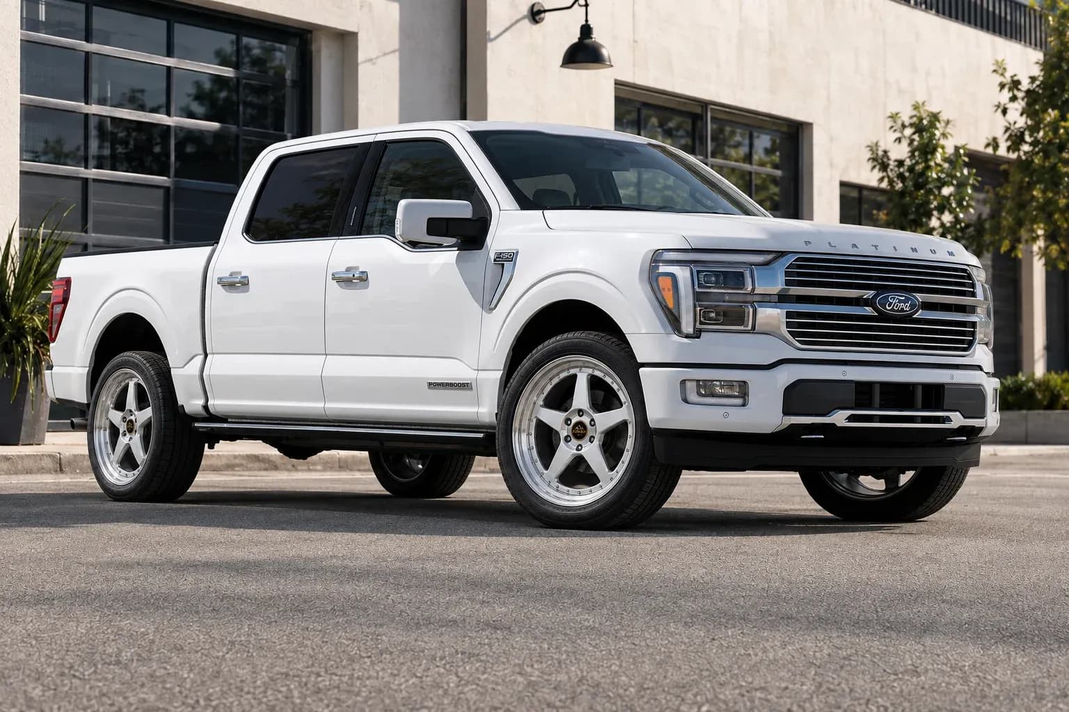 2021 Ford F-150 with EW-S-MP-002 wheel, front right 45 view