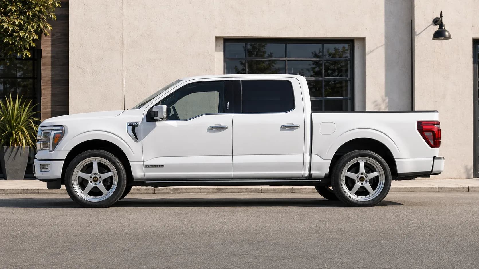 2021 Ford F-150 with EW-S-MP-002 wheel, side profile view